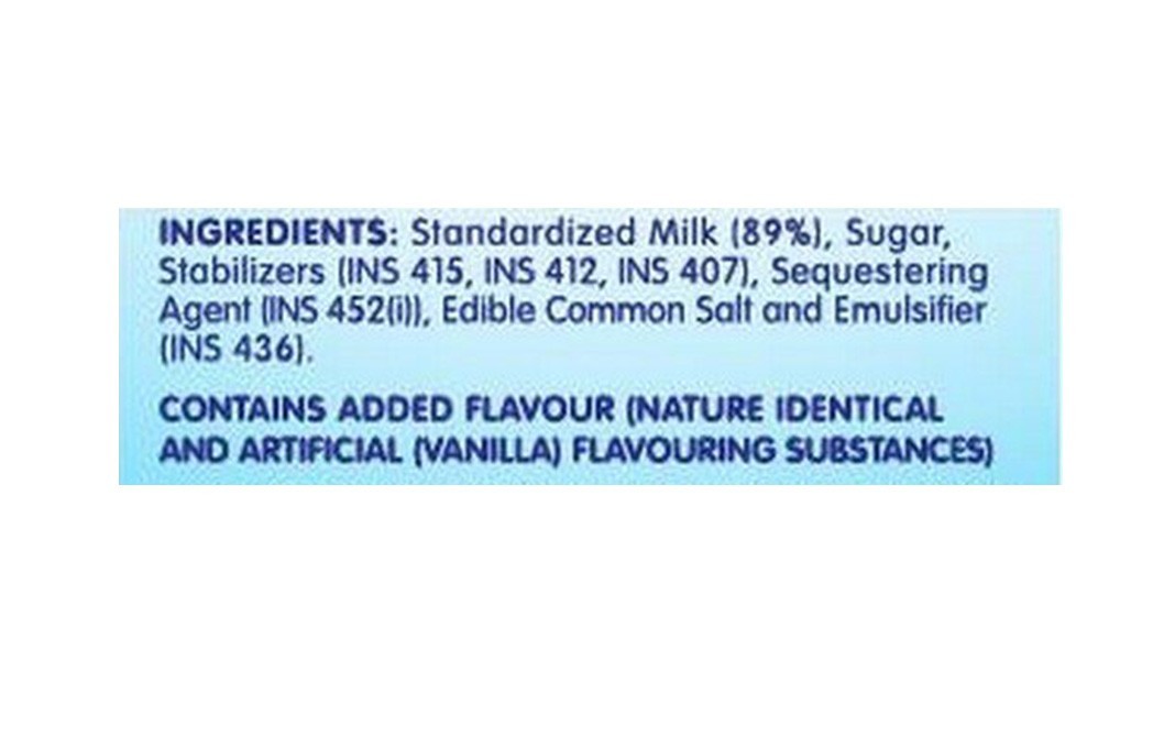 Cavin's Vanilla Milkshake    Tetra Pack  1 litre